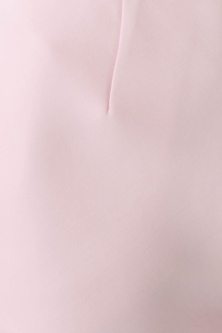 Anne Saten Mini Şort - Soluk Pembe