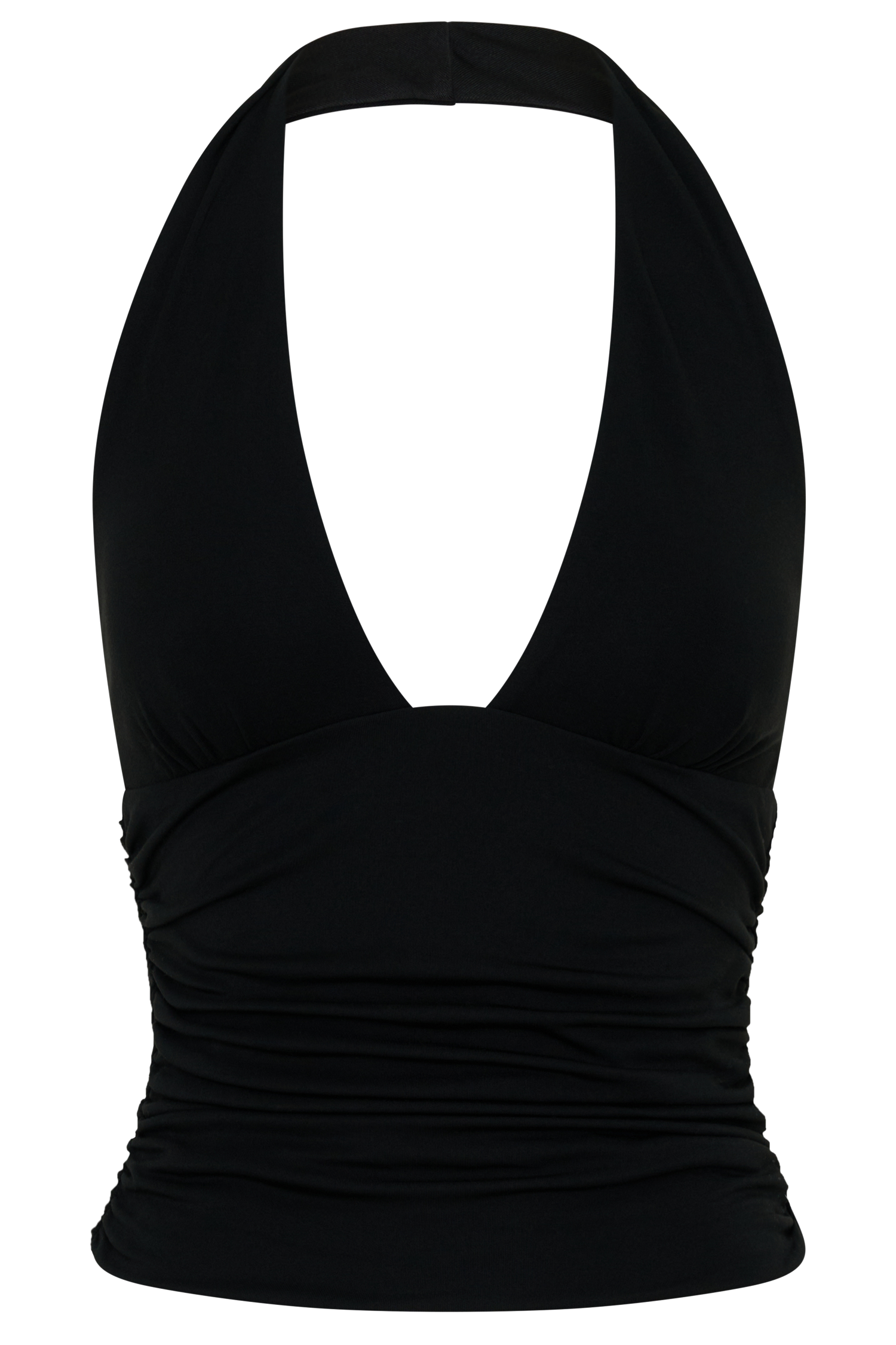 Peregrine Siyah Modal Top - Şık ve Rahat Halter Bluz