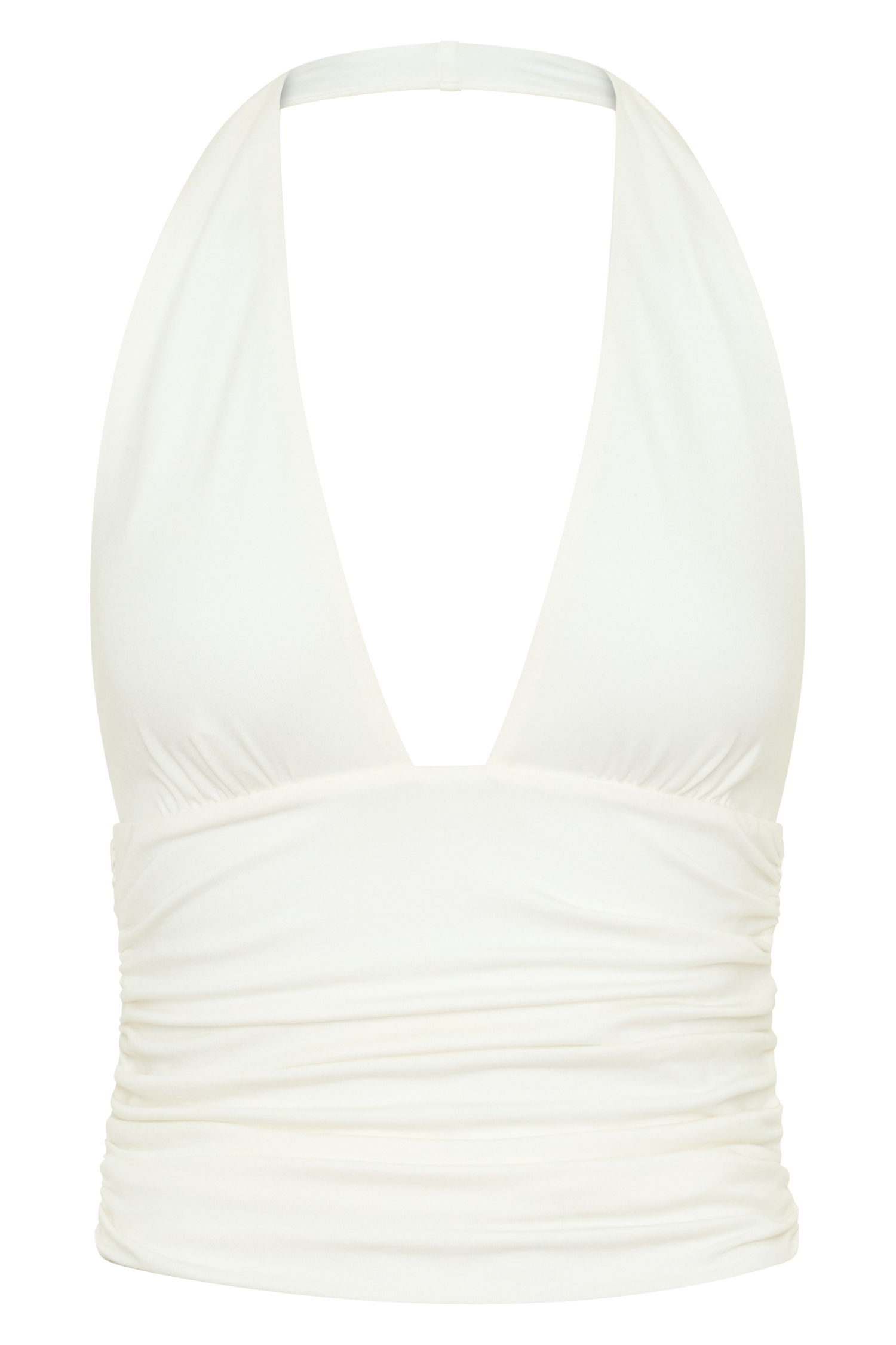 Peregrine Modal Top - Beyaz Halter Tasarım
