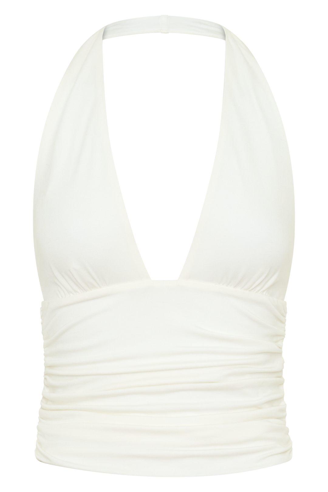 Peregrine Modal Top - Beyaz Halter Tasarım