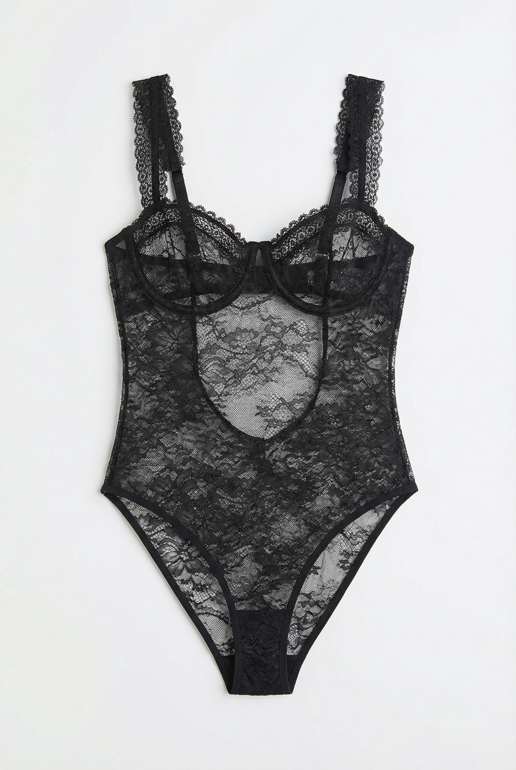 Marseille Dantel Bodysuit - Şık ve Zarif Tasarım